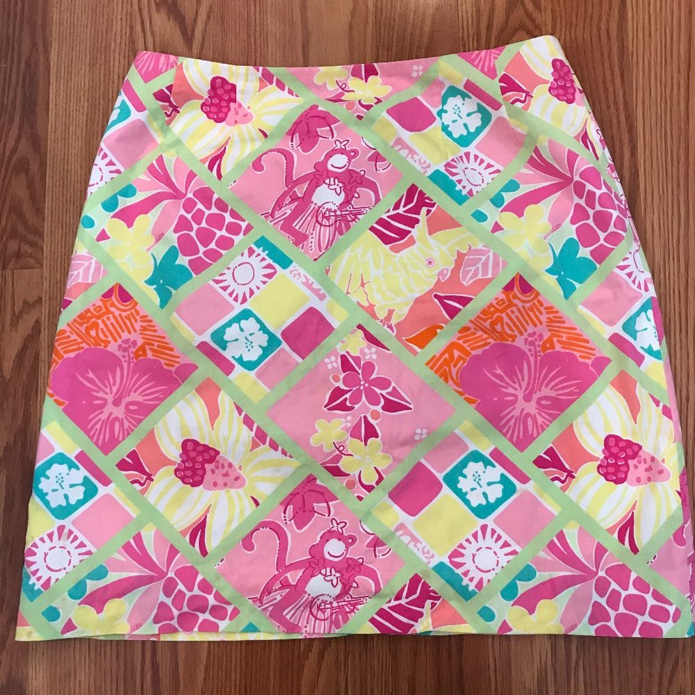 Lilly Pulitzer Diamondhead Patch Skirt